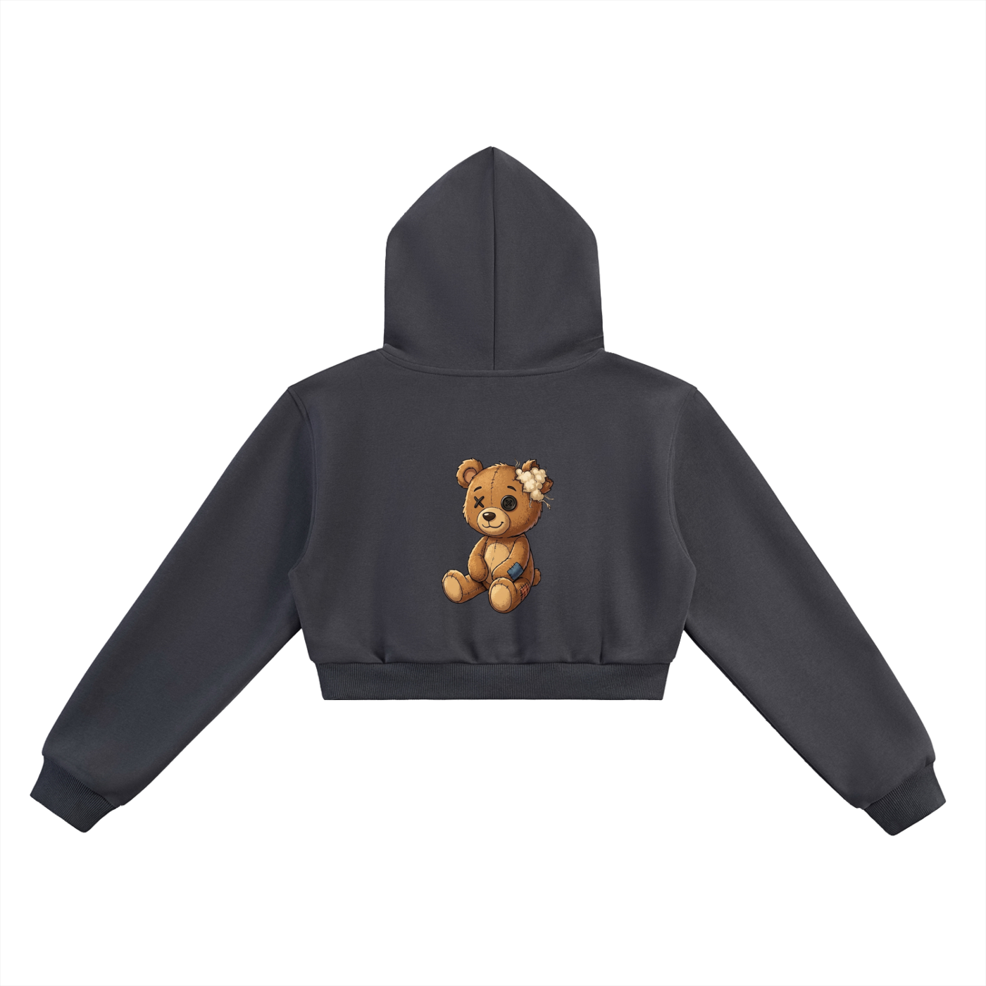 Munchi Bears Women Cropped Hoodie