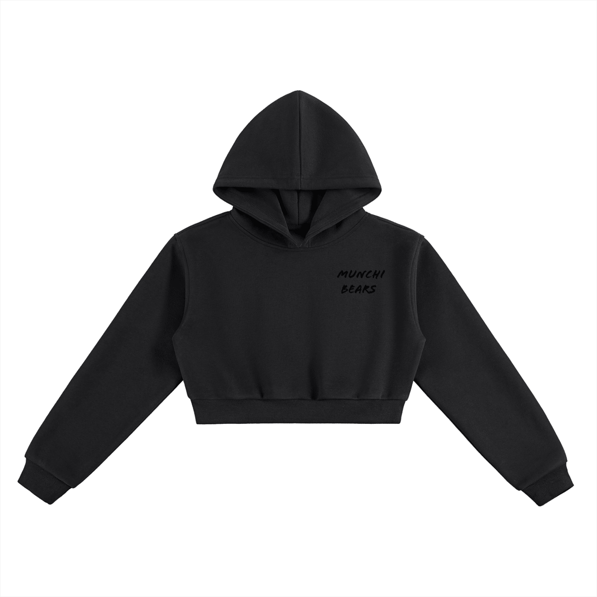 Crop Hoodie Womens By Munchi Bears - Munchi Bears