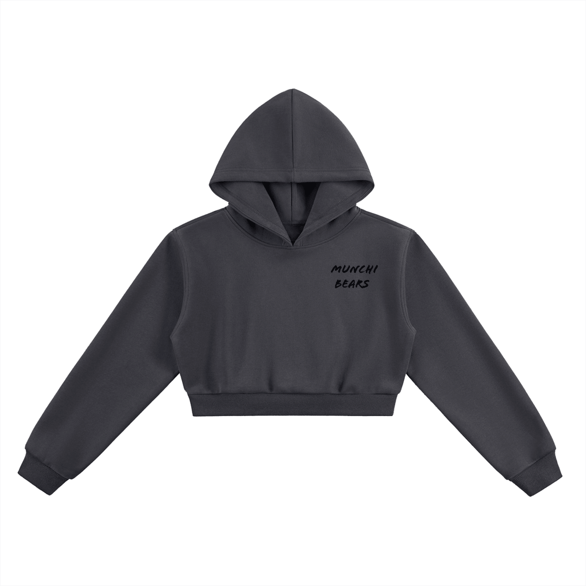 Crop Hoodie Womens By Munchi Bears - Munchi Bears