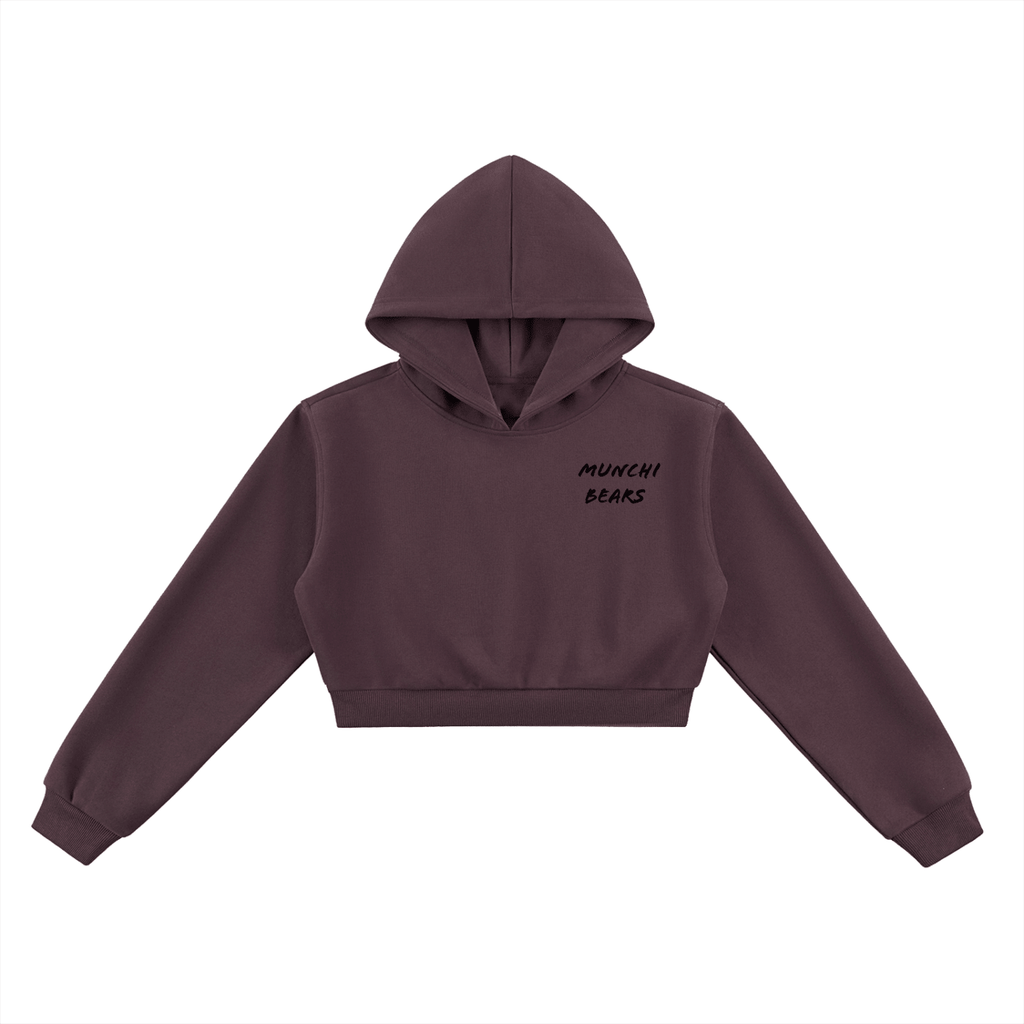 Crop Hoodie Womens By Munchi Bears - Munchi Bears