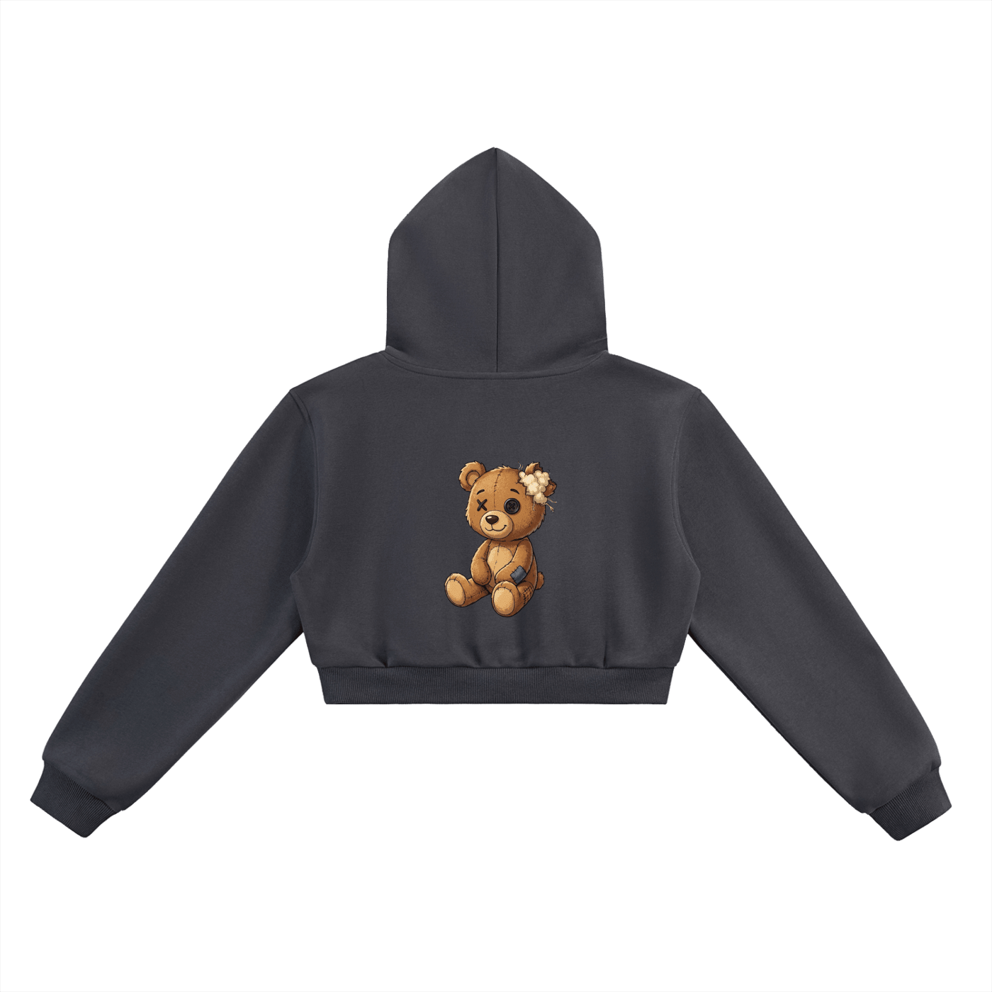 Crop Hoodie Womens By Munchi Bears - Munchi Bears