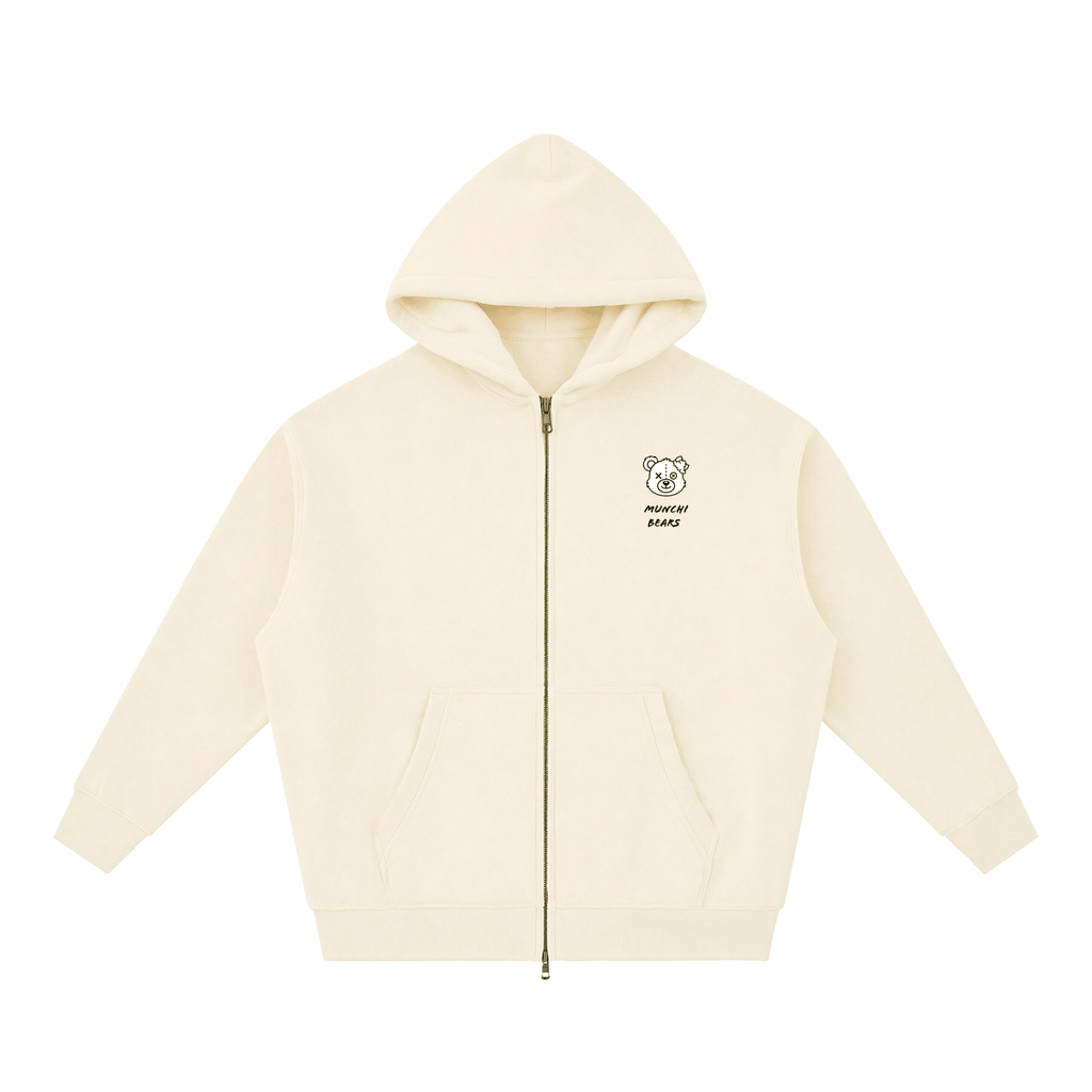 Dual Zip Oversized Hoodie | Munchibears - Munchi Bears