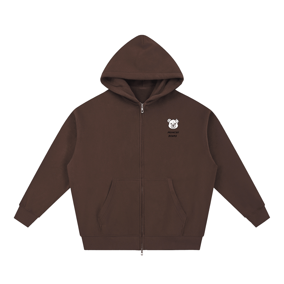 Dual Zip Oversized Hoodie | Munchibears - Munchi Bears
