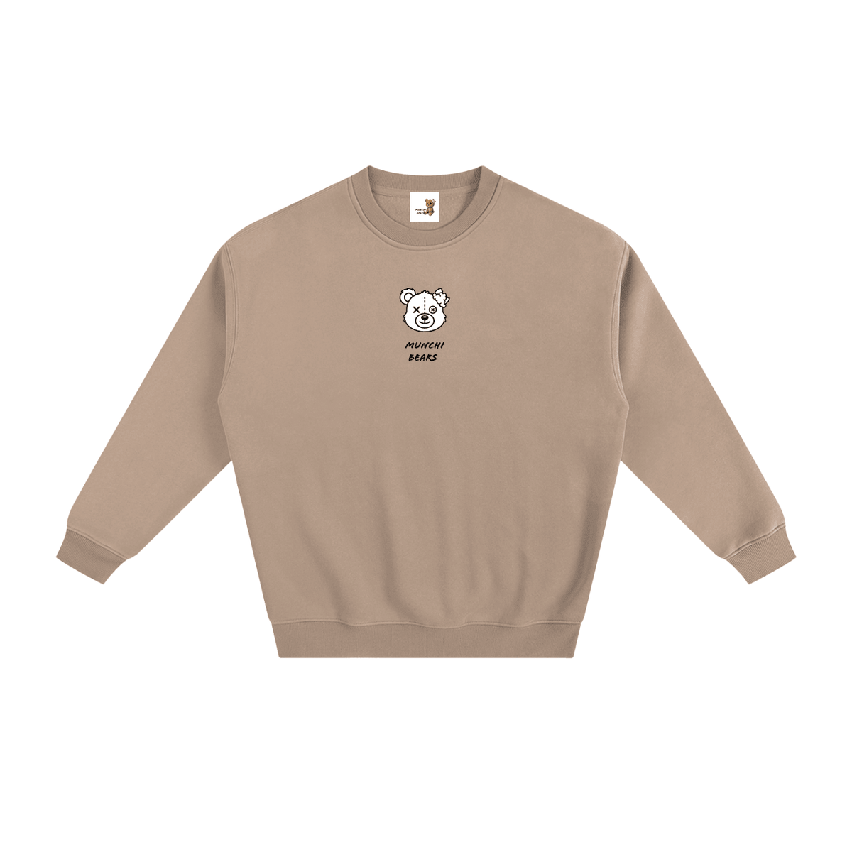 Fleeced Crewneck Sweatshirt | Munchibears - Munchi Bears