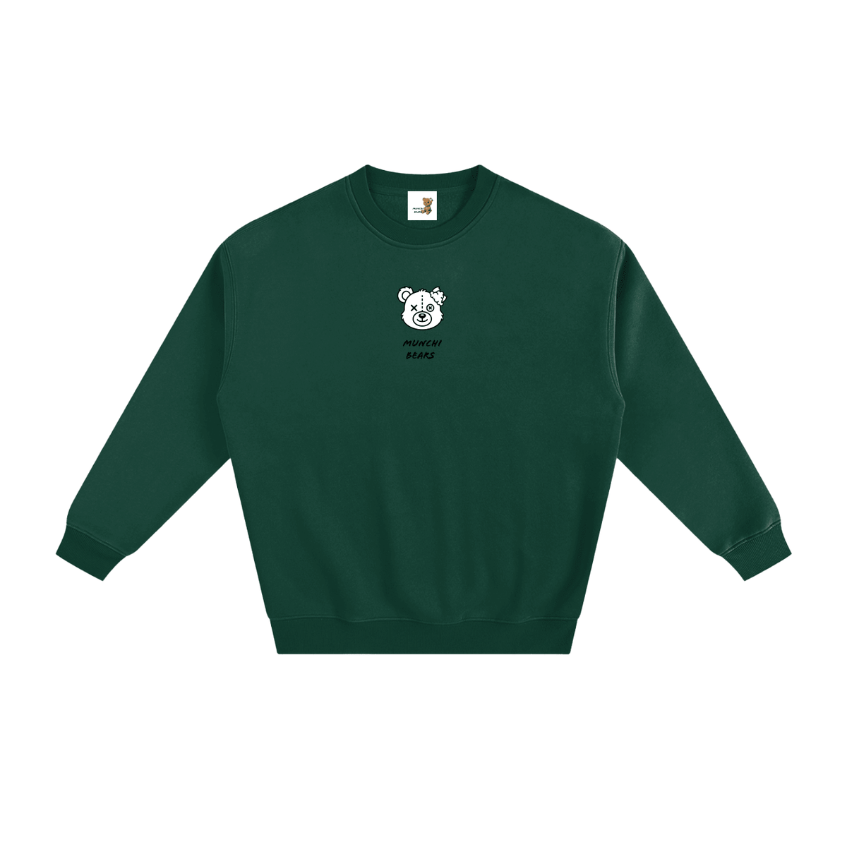 Fleeced Crewneck Sweatshirt | Munchibears - Munchi Bears