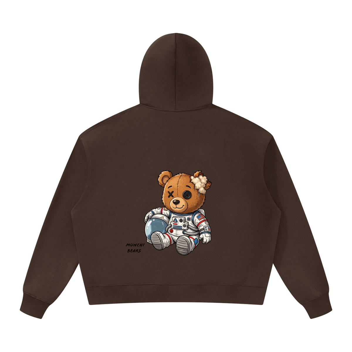 Munchi in Space Heavyweight Hoodie Pre-order coffee | Munchibears Space Club - Munchi Bears