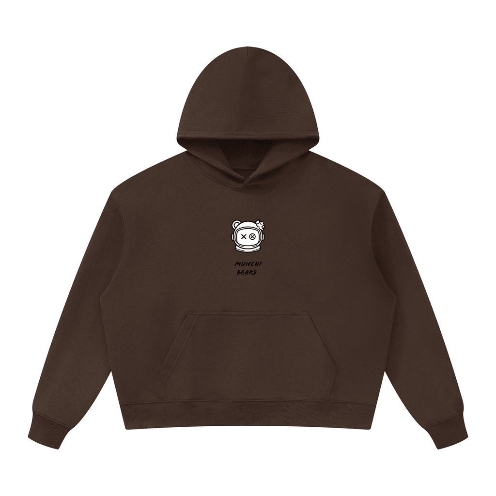 Munchi in Space Heavyweight Hoodie Pre-order coffee | Munchibears Space Club - Munchi Bears
