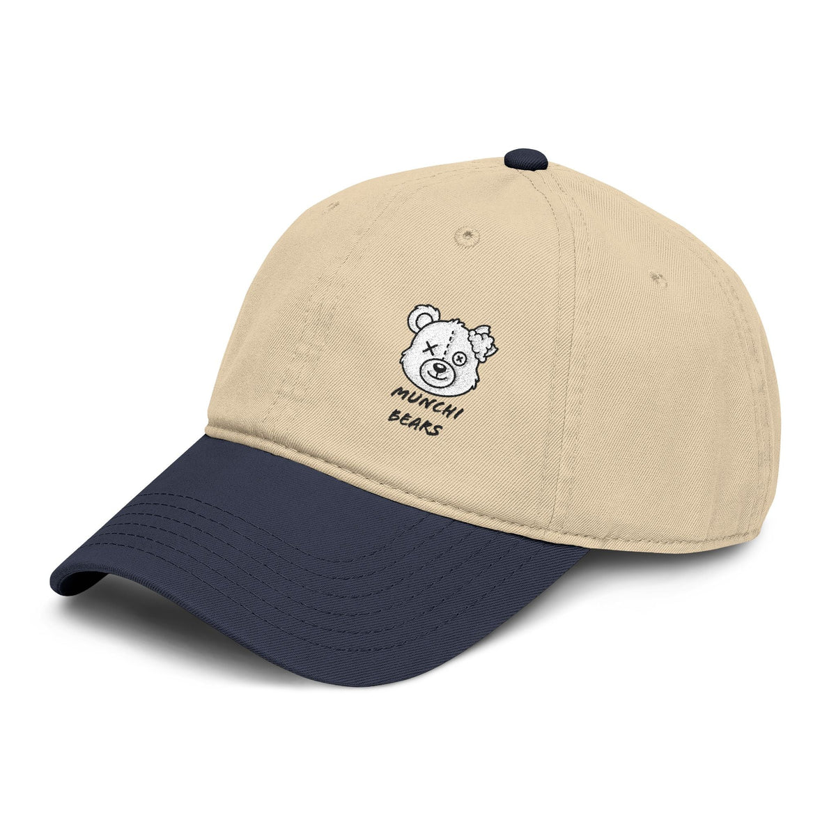 Munchibears Embroidered Garment Washed Baseball Cap | Streetwear Cap - Munchi Bears