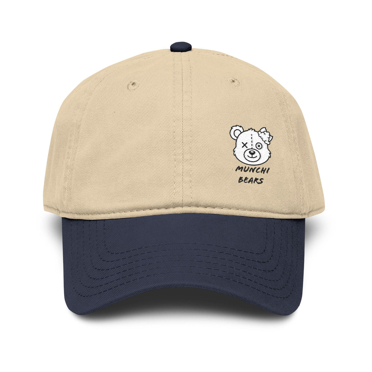 Munchibears Embroidered Garment Washed Baseball Cap | Streetwear Cap - Munchi Bears