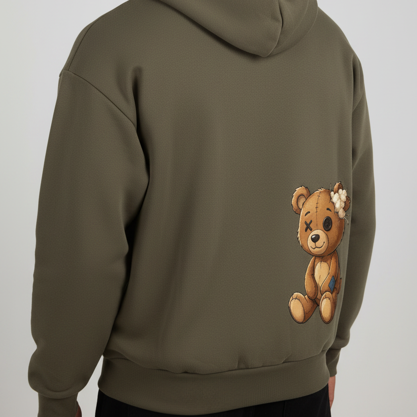 Oversized Streetwear Hoodie - Munchi Bears - Munchi Bears