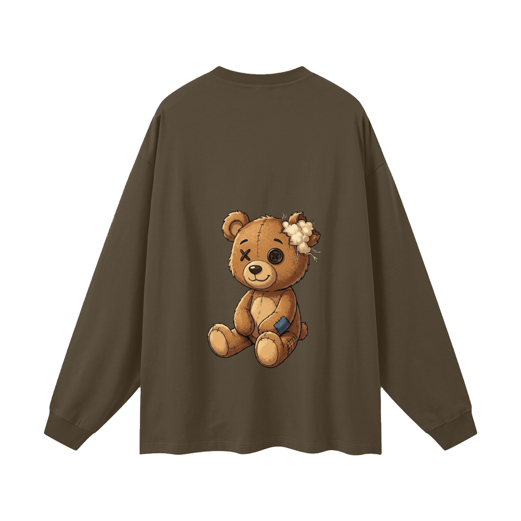 Oversized Unisex Long Sleeve T-Shirt By Munchi Bears - Munchi Bears