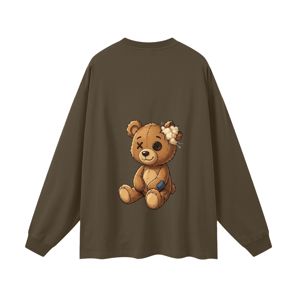 Oversized Unisex Long Sleeve T-Shirt By Munchi Bears - Munchi Bears