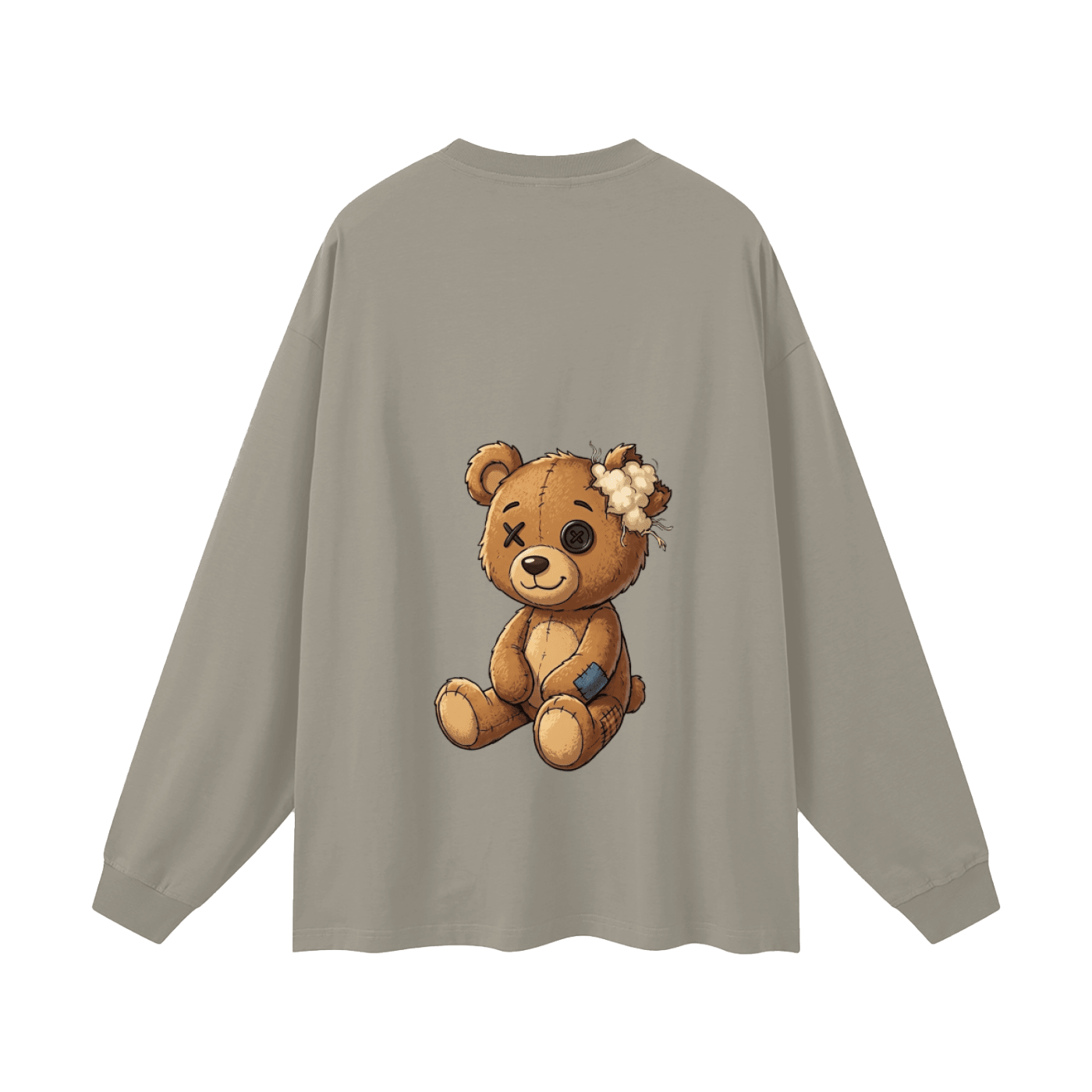Oversized Unisex Long Sleeve T-Shirt By Munchi Bears - Munchi Bears