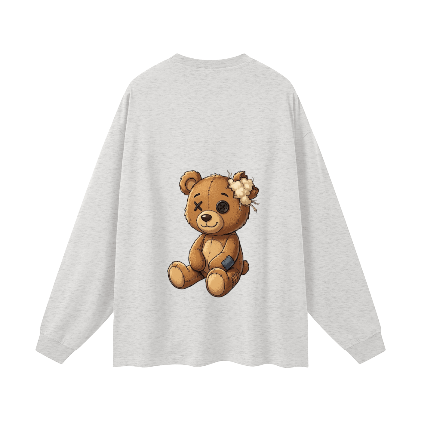 Oversized Unisex Long Sleeve T-Shirt By Munchi Bears - Munchi Bears