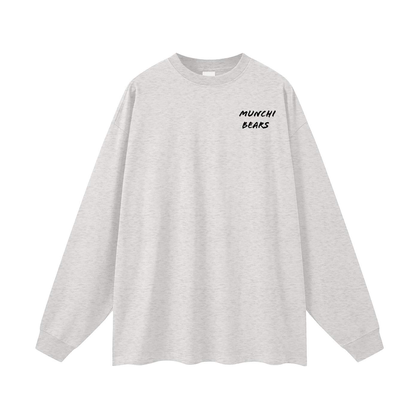 Oversized Unisex Long Sleeve T-Shirt By Munchi Bears - Munchi Bears