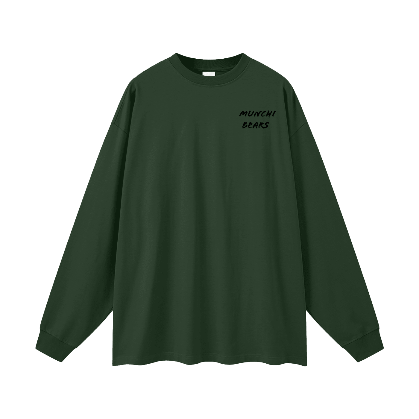 Oversized Unisex Long Sleeve T-Shirt By Munchi Bears - Munchi Bears