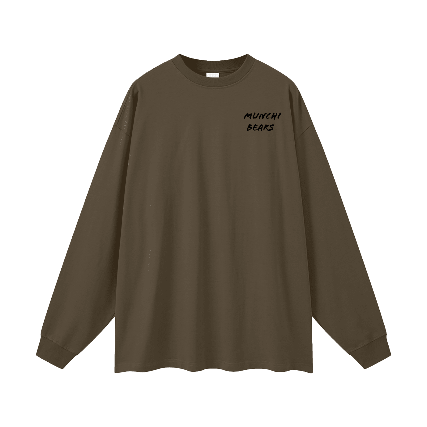 Oversized Unisex Long Sleeve T-Shirt By Munchi Bears - Munchi Bears