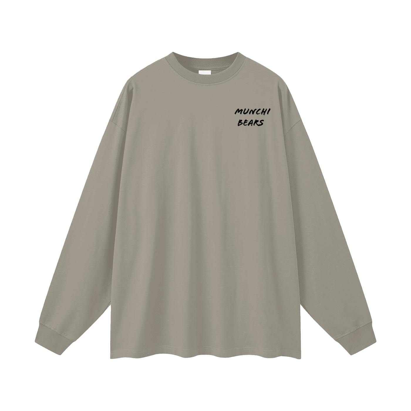 Oversized Unisex Long Sleeve T-Shirt By Munchi Bears - Munchi Bears