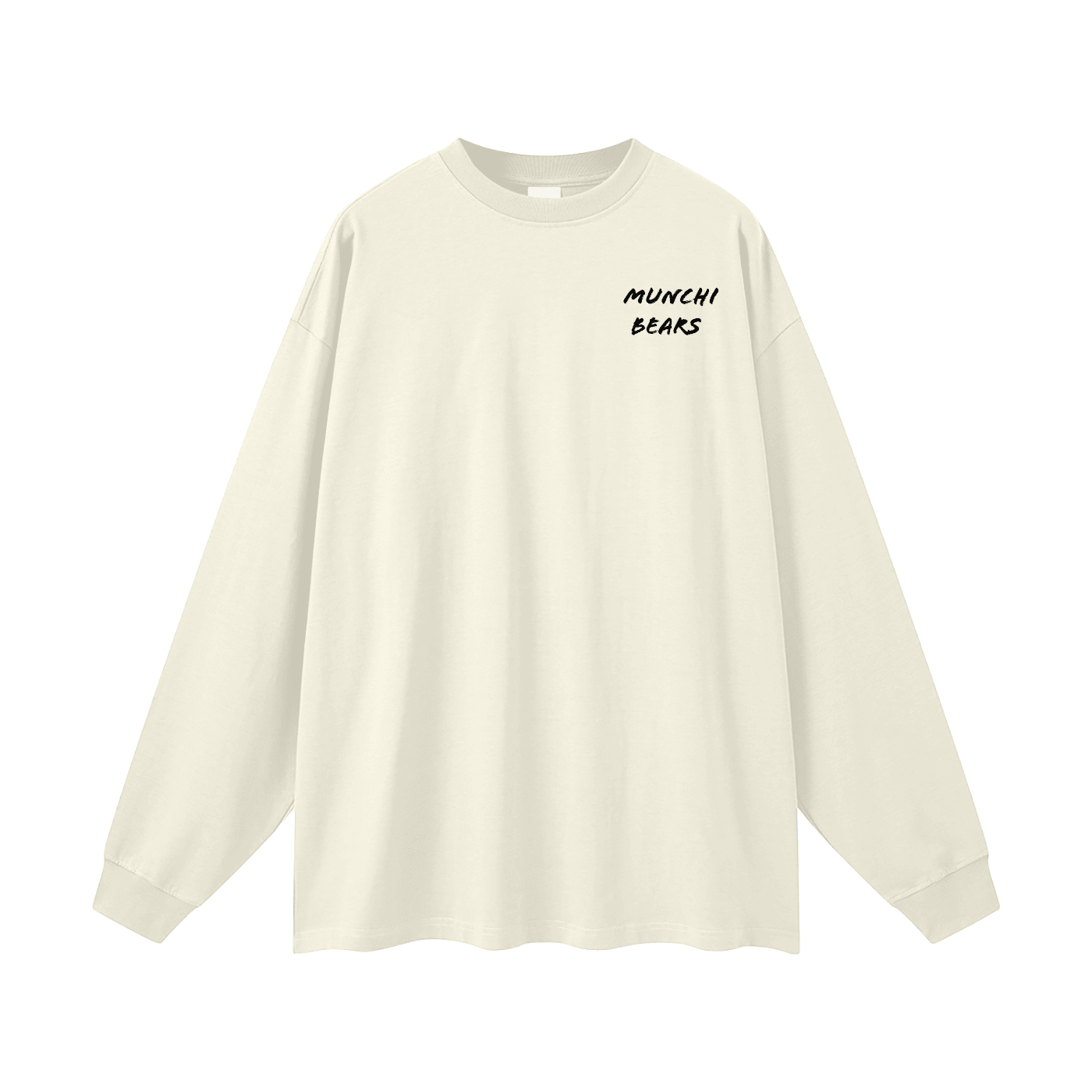 Oversized Unisex Long Sleeve T-Shirt By Munchi Bears - Munchi Bears