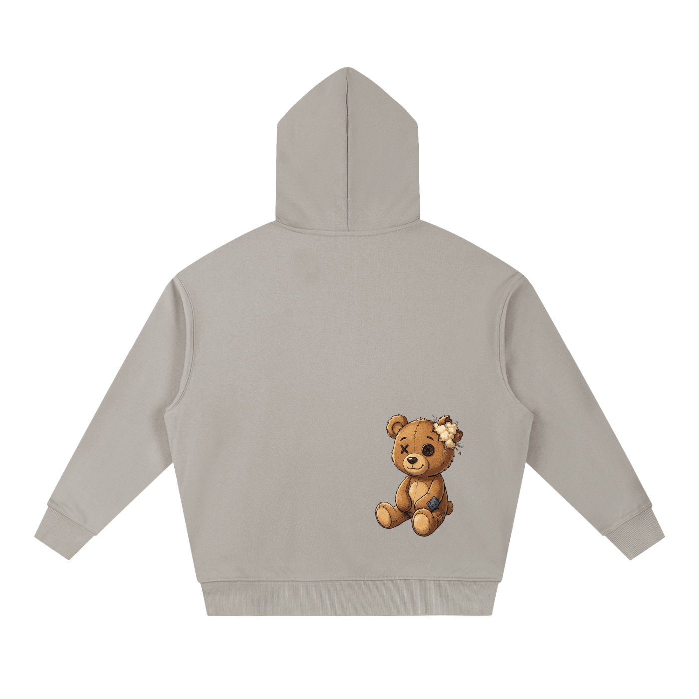 Simple Hoodie Drop-Shoulder By Munchi Bears - Munchi Bears
