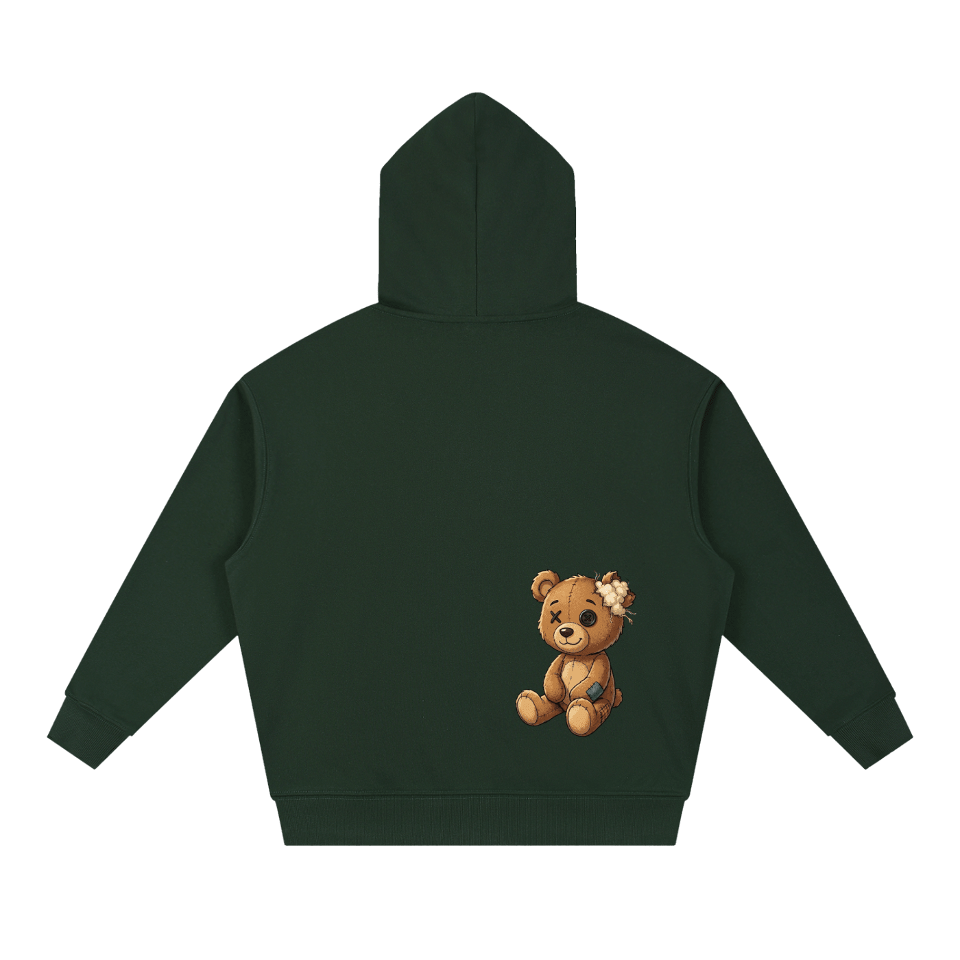 Simple Hoodie Drop-Shoulder By Munchi Bears - Munchi Bears