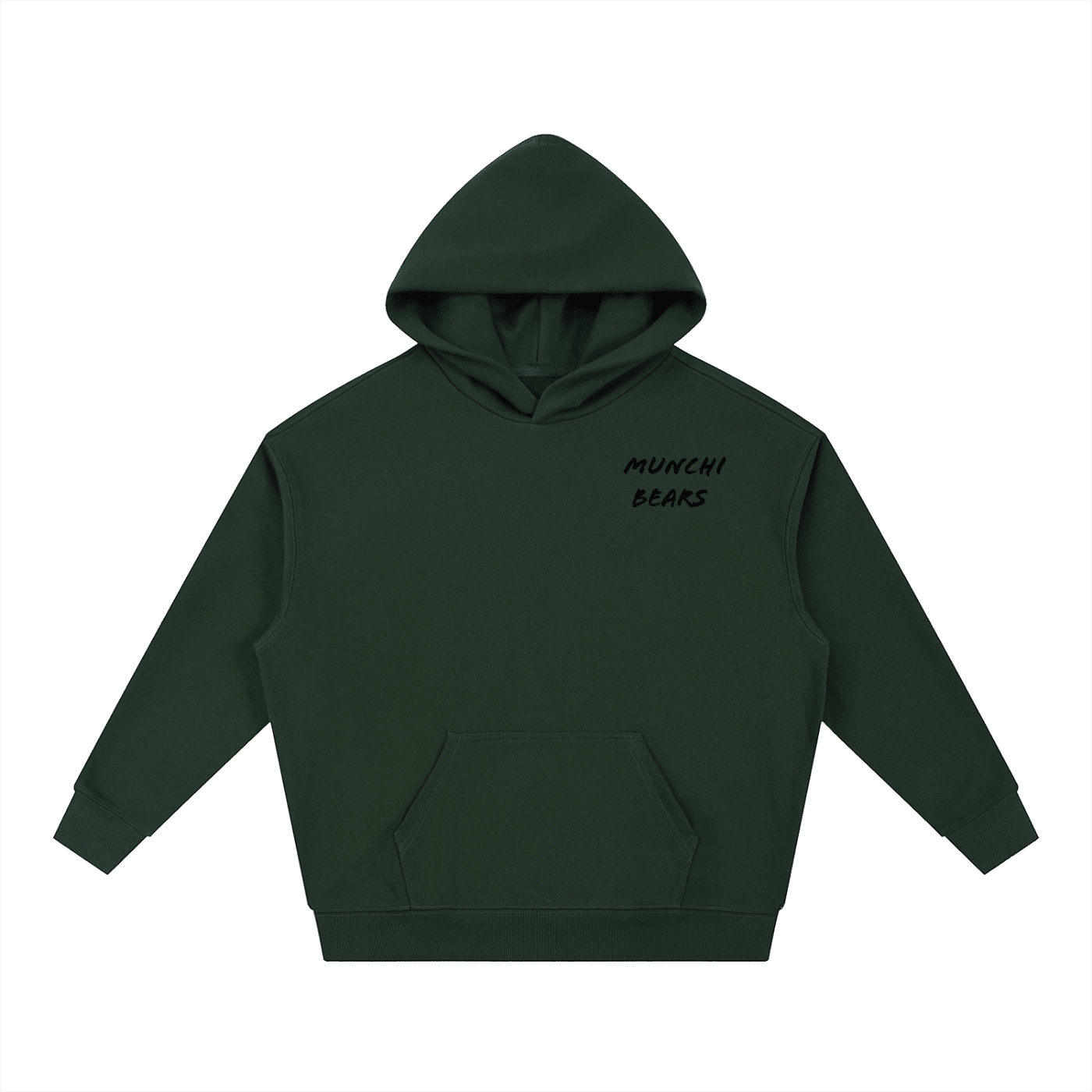 Simple Hoodie Drop-Shoulder By Munchi Bears - Munchi Bears
