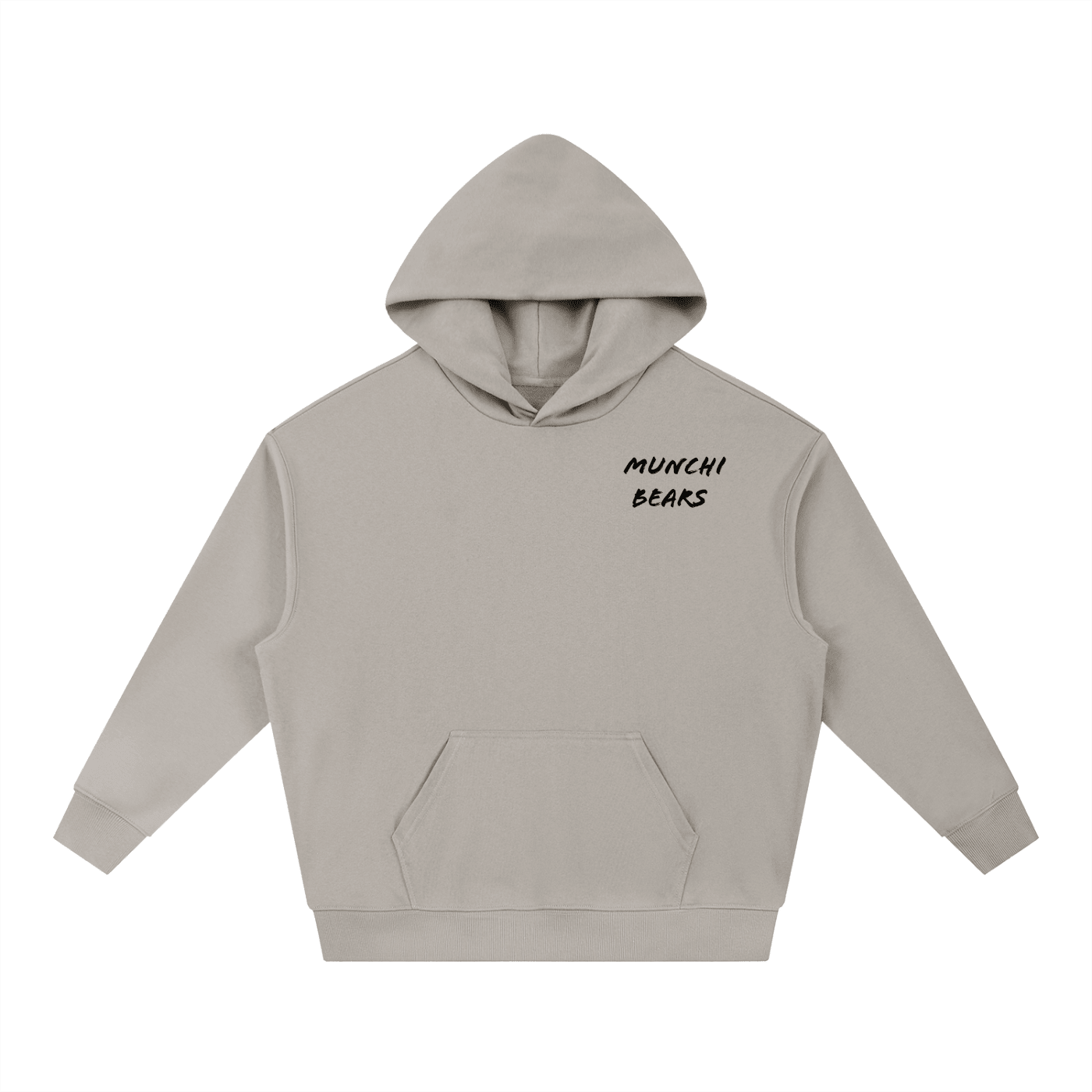 Simple Hoodie Drop-Shoulder By Munchi Bears - Munchi Bears
