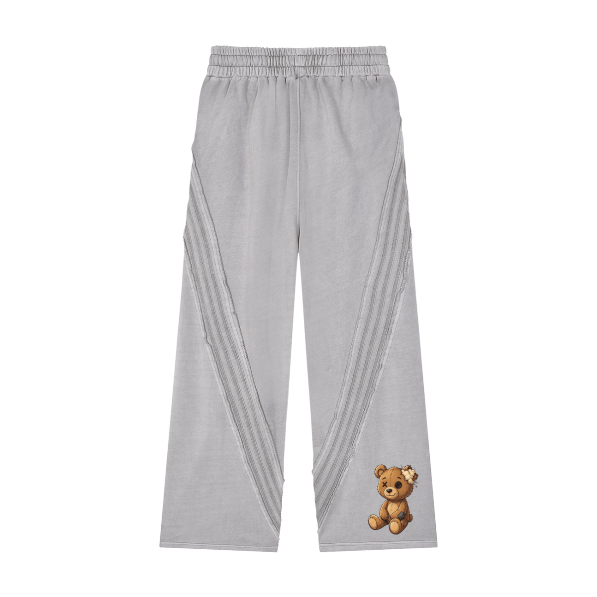 Snow Washed Tape Sweatpants | Munchibears - Munchi Bears