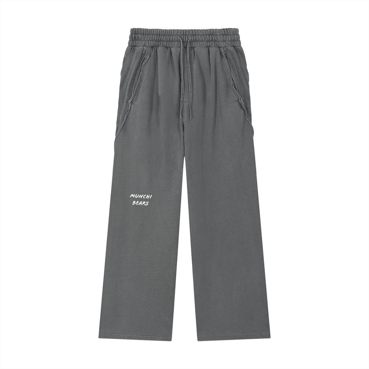 Snow Washed Tape Sweatpants | Munchibears - Munchi Bears