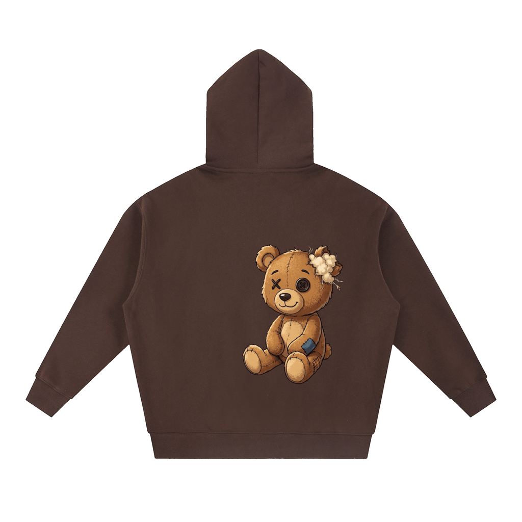 Unisex Dual-Zip Oversized Hoodie | Munchi Bears - Munchi Bears