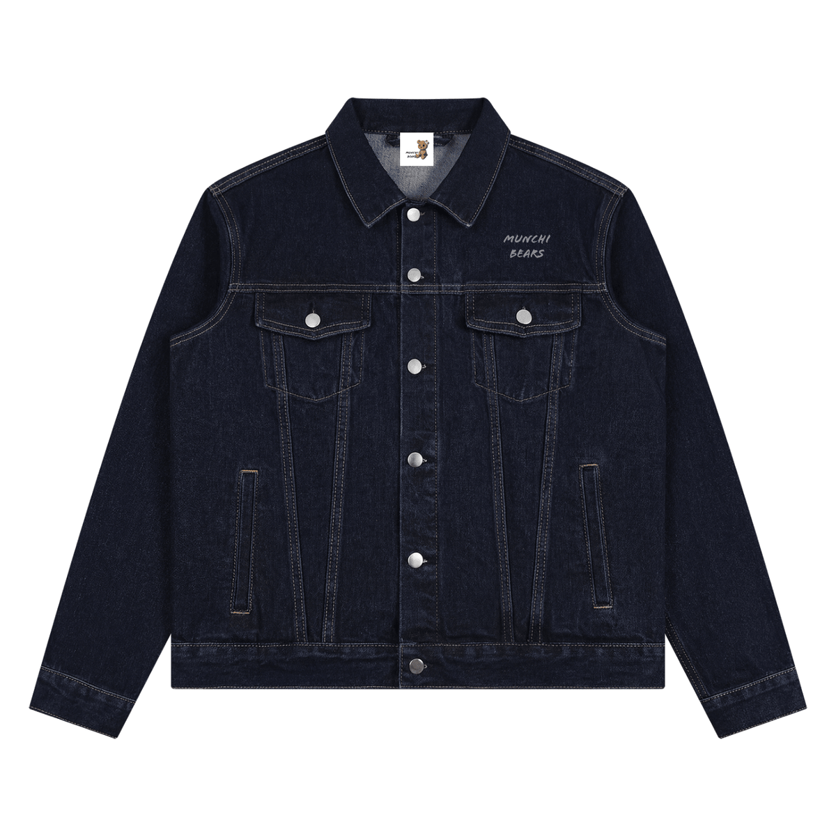 Vintage Denim Jacket by Munchi Bears - Munchi Bears