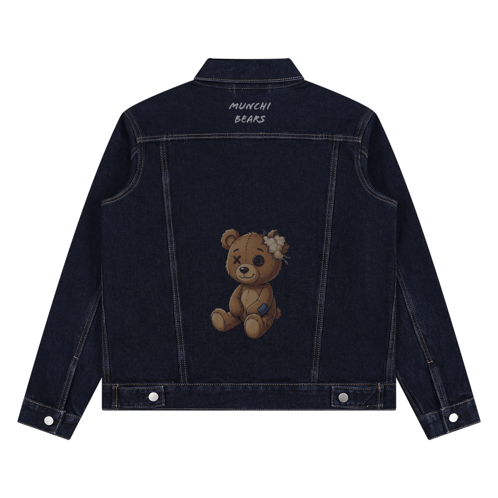 Vintage Denim Jacket by Munchi Bears - Munchi Bears
