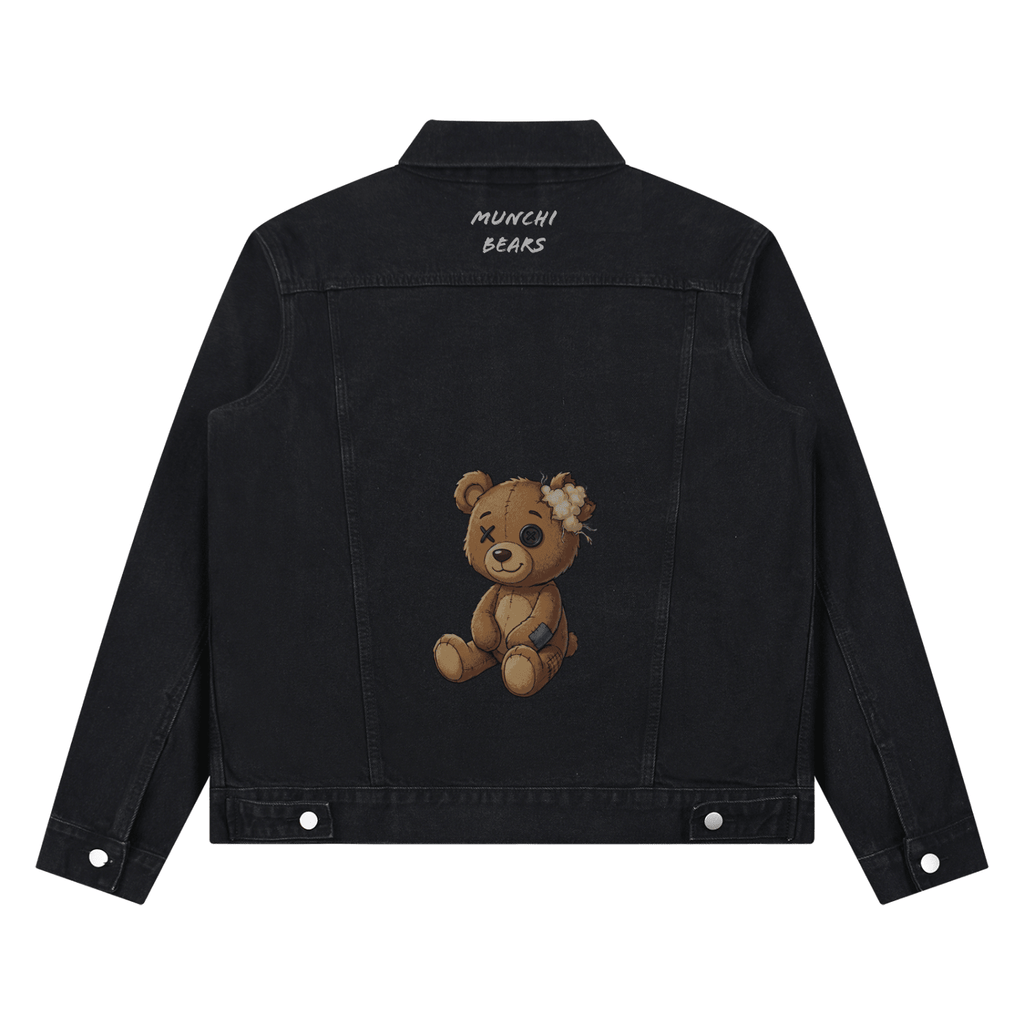 Vintage Denim Jacket by Munchi Bears - Munchi Bears
