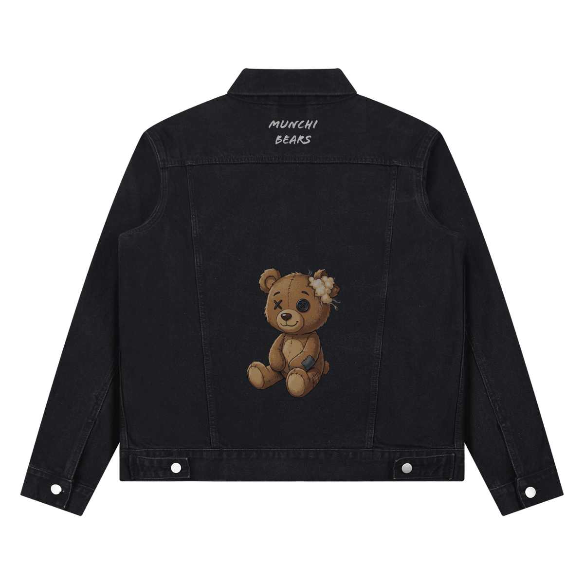 Vintage Denim Jacket by Munchi Bears - Munchi Bears