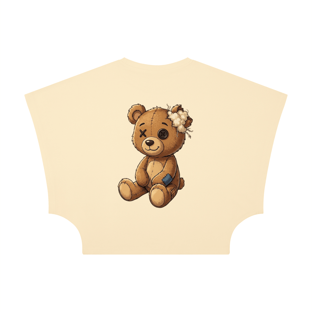 Women's Cropped T-Shirt by Munchi Bears - Munchi Bears